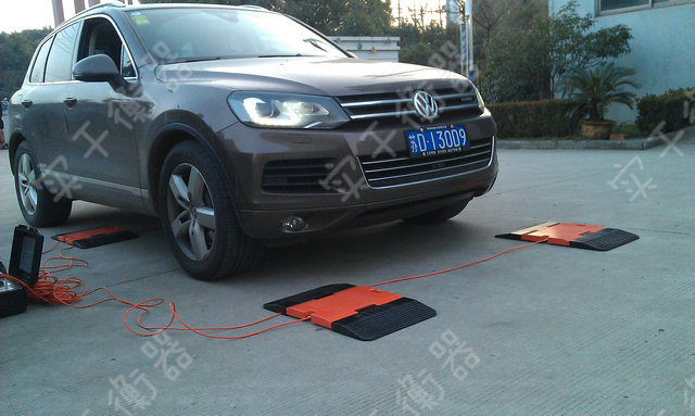 定制打印軸重秤，雙面引坡卡車軸重電子稱